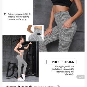 TIK Tok Leggings Women Butt Lifting Workout Tights Plus Size Sports High Waist